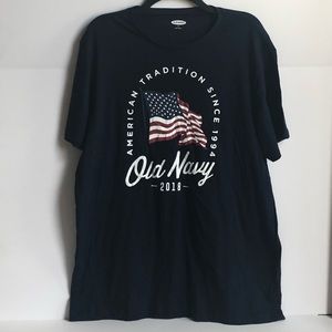 2018 Old Navy American Flag short sleeve shirt